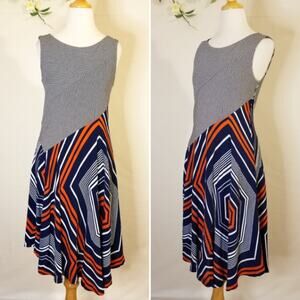 Maeve Cameron Asymmetrical Swing Dress- S